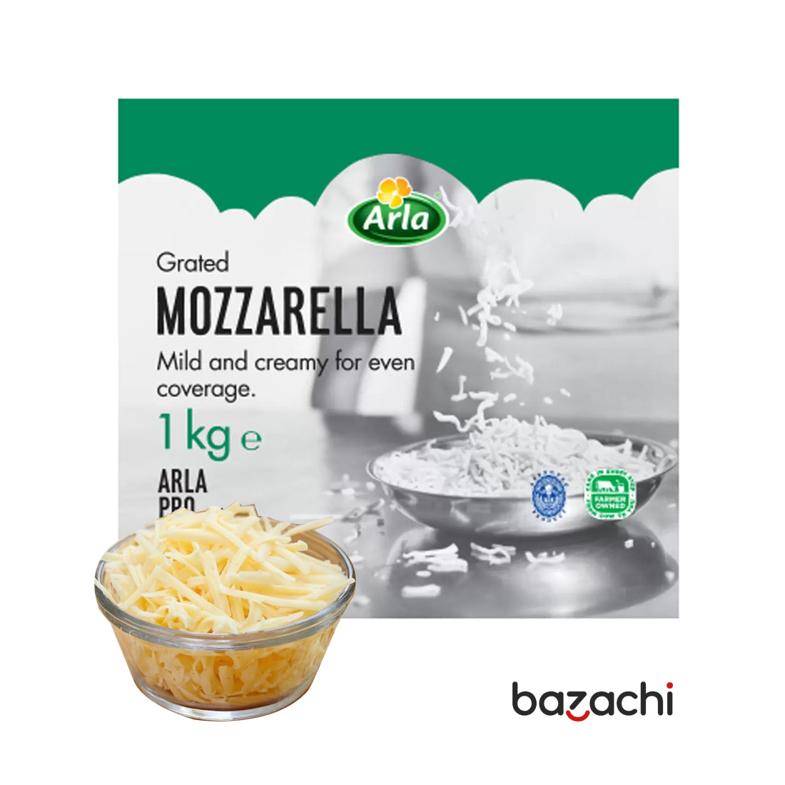 Arla Mozzarella Professional Grated Cheese 1kg