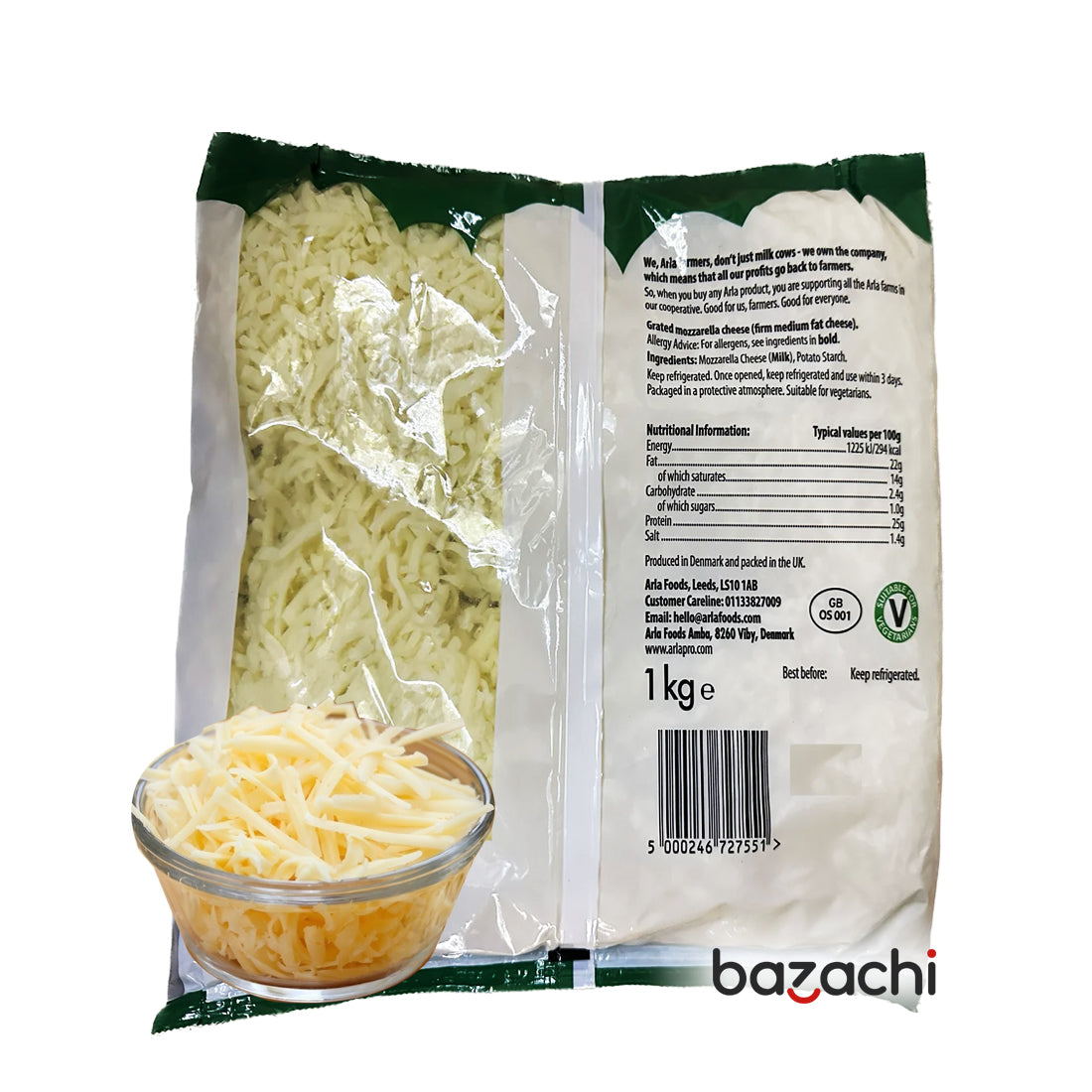 Arla Mozzarella Professional Grated Cheese 1kg