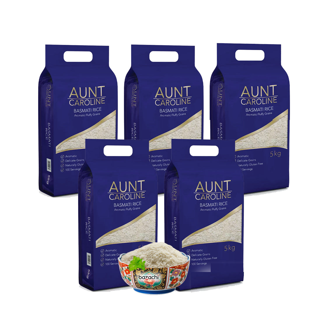 Aunt Caroline Gluten Free Basmati Rice, 5kg