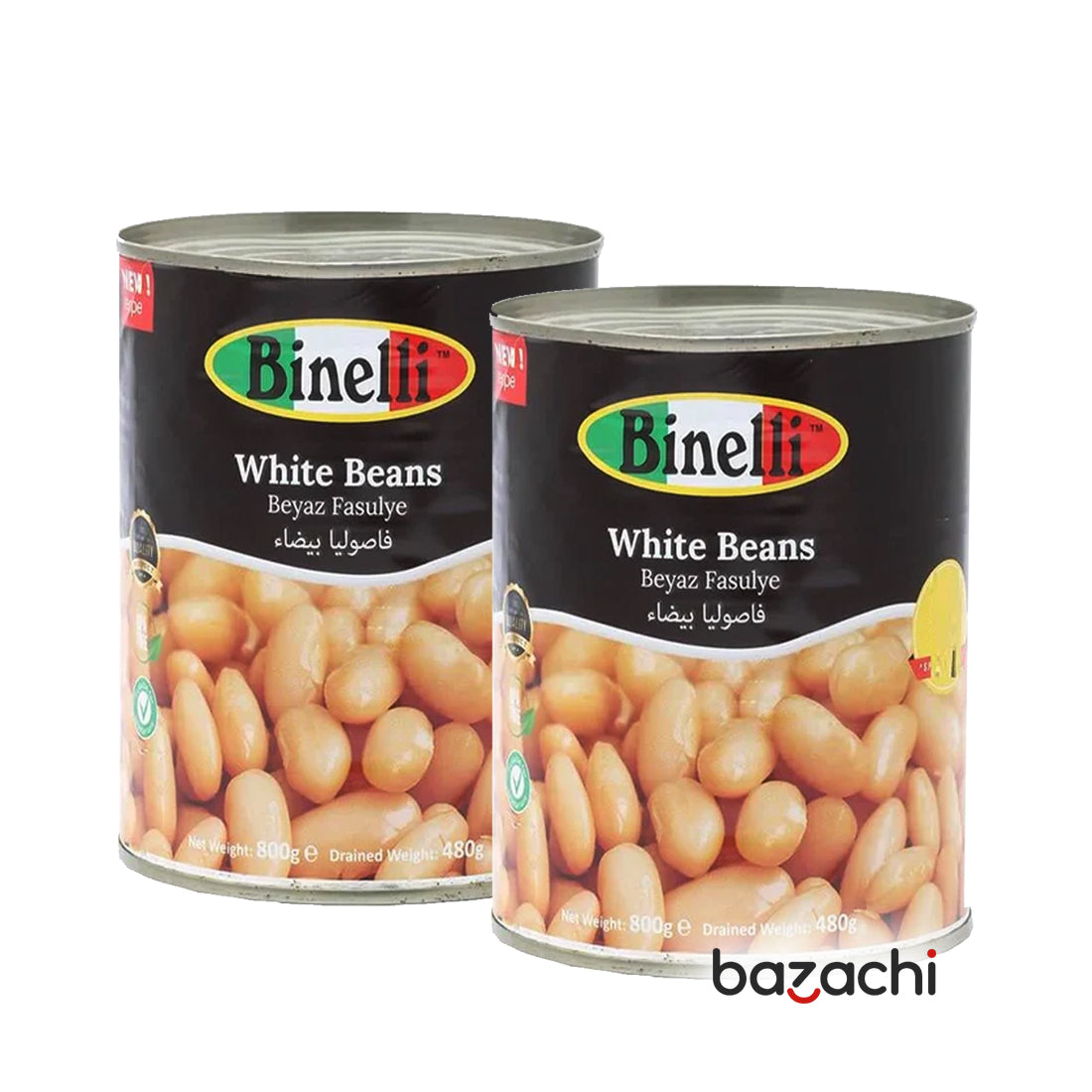 Binelli White Beans (400G) Beyaz Fasulye