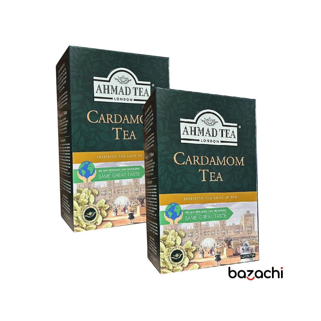 Ahmad Tea Cardamom Loose Leaf Tea, 500g - Rich & Aromatic Blend