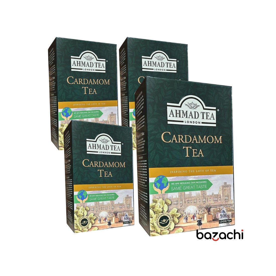 Ahmad Tea Cardamom Loose Leaf Tea, 500g - Rich & Aromatic Blend