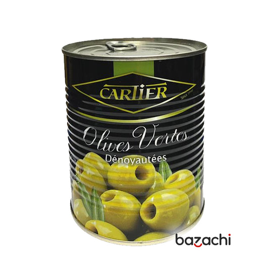 Cartier Green Pitted Olives 850g