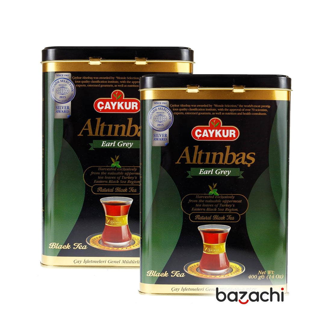 Caykur Altinbas Earl Grey Premium Turkish Black Tea 400g Tin