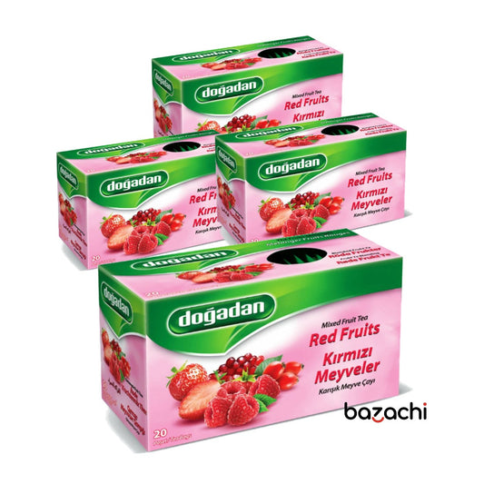 Dogadan Red Fruits Tea (Kirmizi Meyveler Cayi) 20 Tea Bags