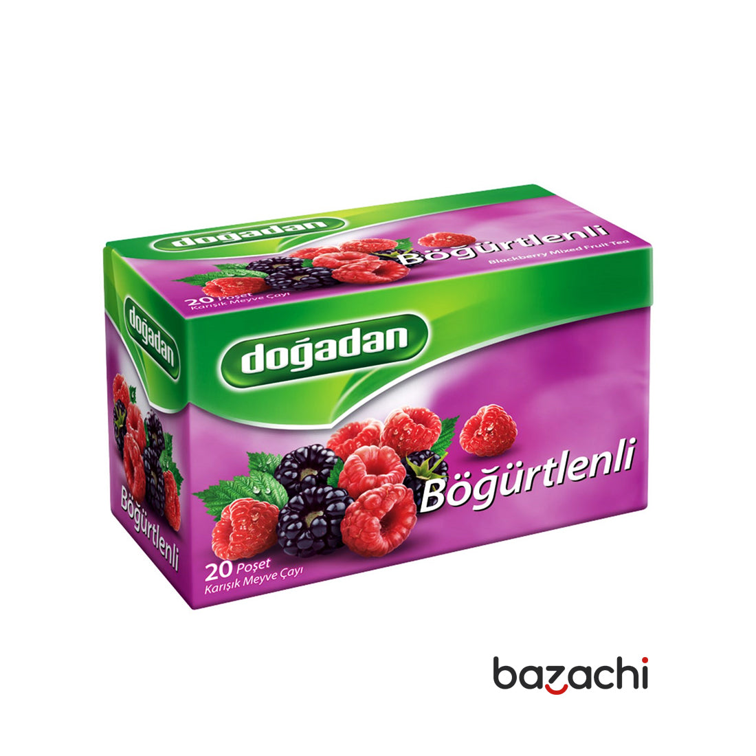 Dogadan Blackberry Mixed Fruit Tea Bogurtlen Cay 20 Tea Bags
