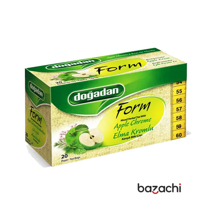 Dogadan Form Apple Chrome Tea (Elma Kromlu) Cay 20 Tea Bags