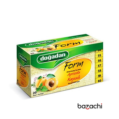 Dogadan Form Apricot Mixed HerbalTea (Kayisili Bitki Cayi) 20 Tea Bags