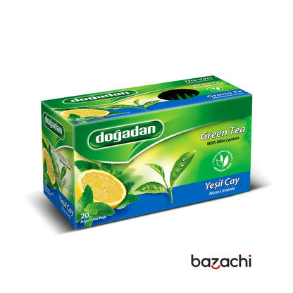 Dogadan Green Tea with Mint Lemon 20 Tea Bags