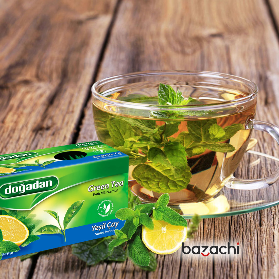 Dogadan Green Tea with Mint and Lemon 20 Tea Bags – bazachi