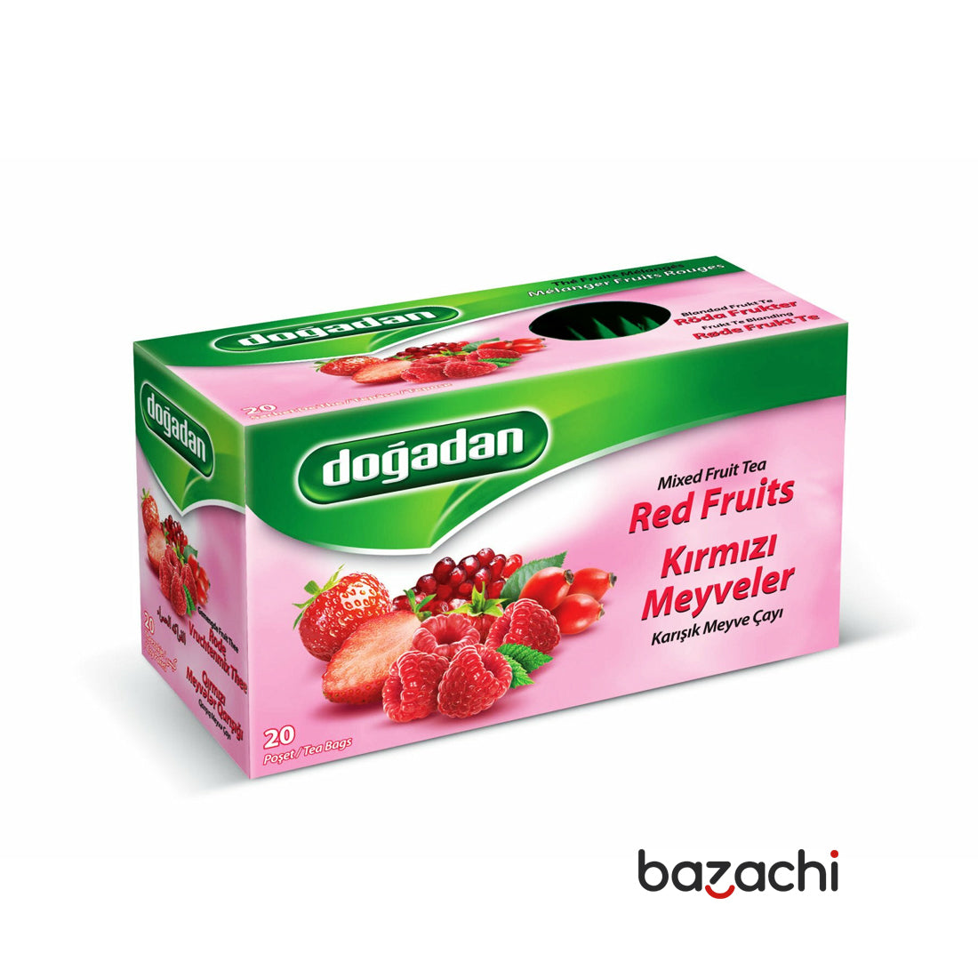 Dogadan Red Fruits Tea Kirmizi Meyveler Cayi 20 Tea Bags