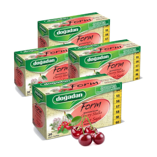 Dogadan Form Cherry Stalks Tea (Kiraz Sapli Cay) 20, Tea Bags