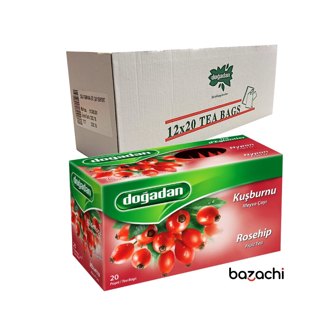 Dogadan Rosehip Tea (Kusburnu Cayi), 20Tea Bags