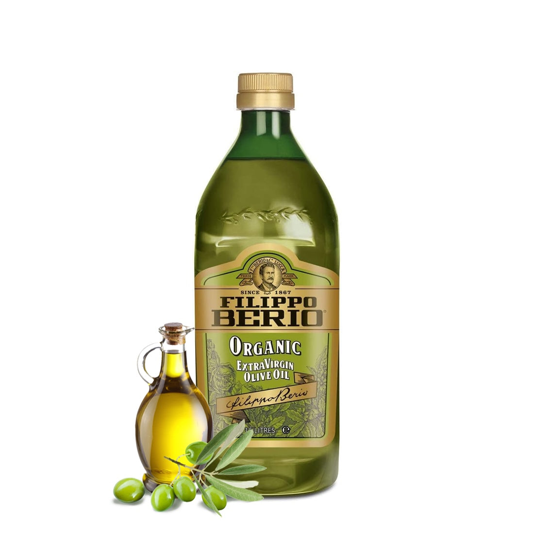 Filippo Berio Organic Extra Virgin Olive Oil 1.5L