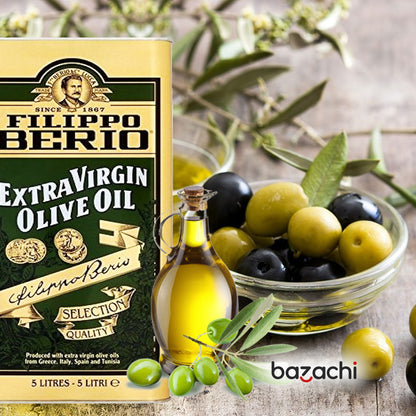 Filippo Berio Extra Virgin Olive Oil Tin Pack 5L