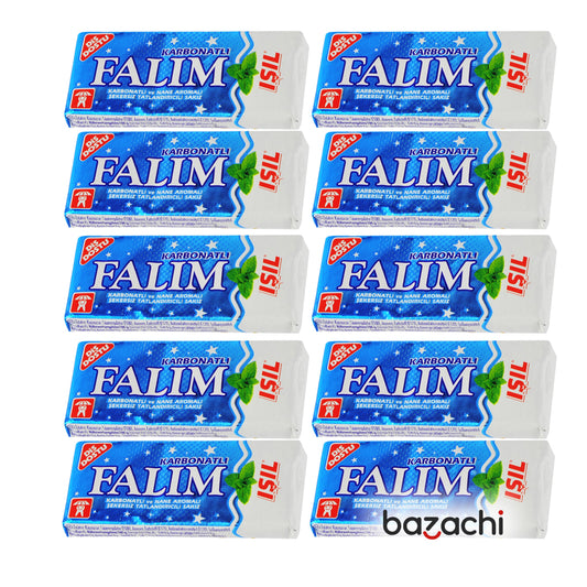 Kent Falim Carbonate Mint  Sugar Free Chewing Gum 5 Pack