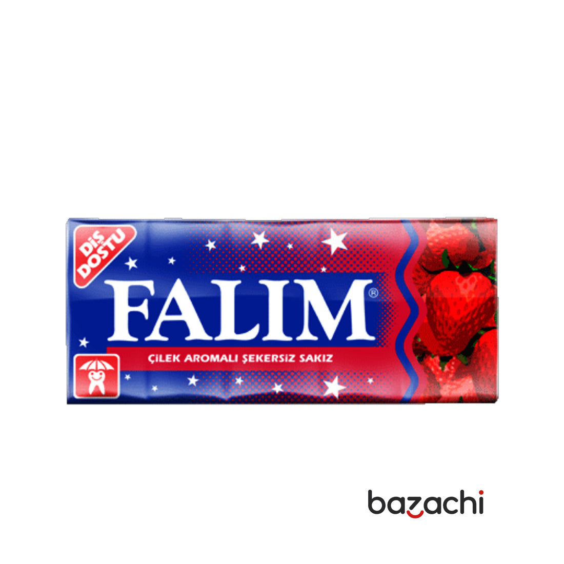Kent Falim Strawberry Flavoured Sugar Free Gum 5 Pack