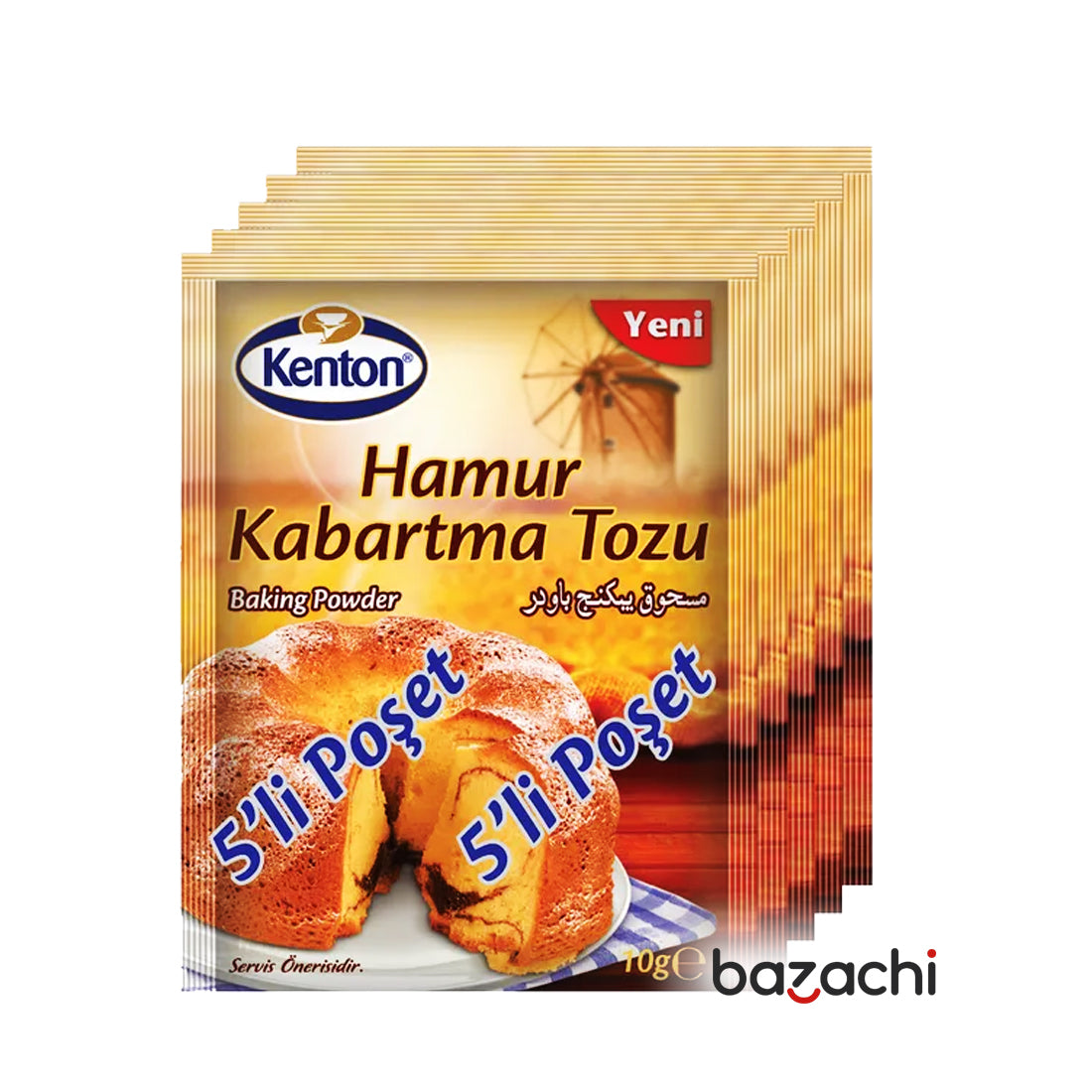 Kenton Baking Powder Kabartma Tozu  5x10g