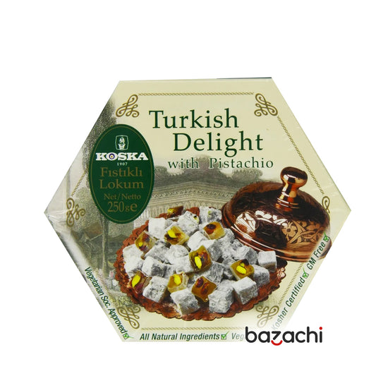 Koska Turkish Delights With Pistachio (Antep Fistikli Lokum) 250g