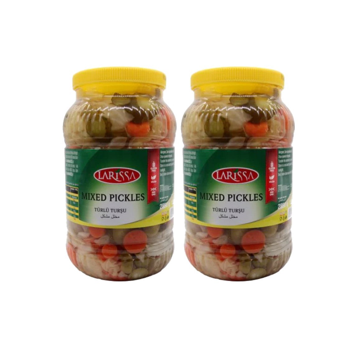 Larissa Mixed Pickles Vegetables (Karisik Tursu), 3000cc