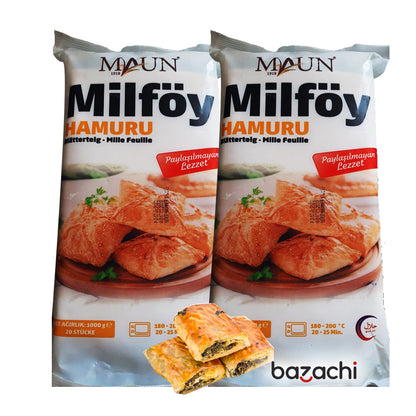 Maun Milfoy Hamuru - Pastry Dough 1 Kg