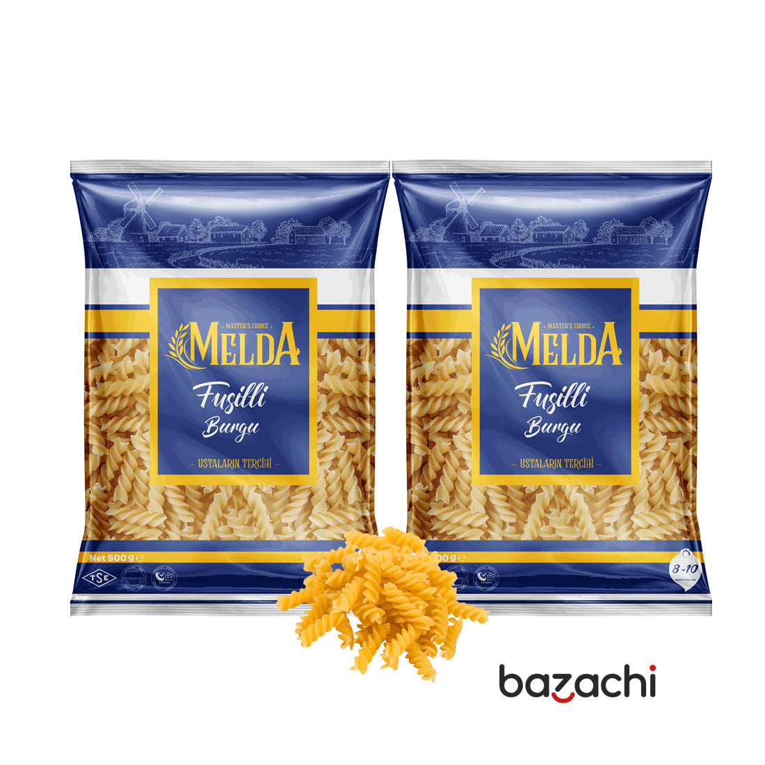 Melda Fusilli Pasta (Burgu Pasta ) 500g