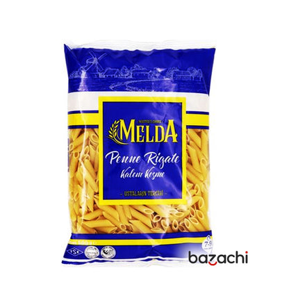 Melda Penne Rigate Pasta (Kalin Kesme Pasta ), 500g