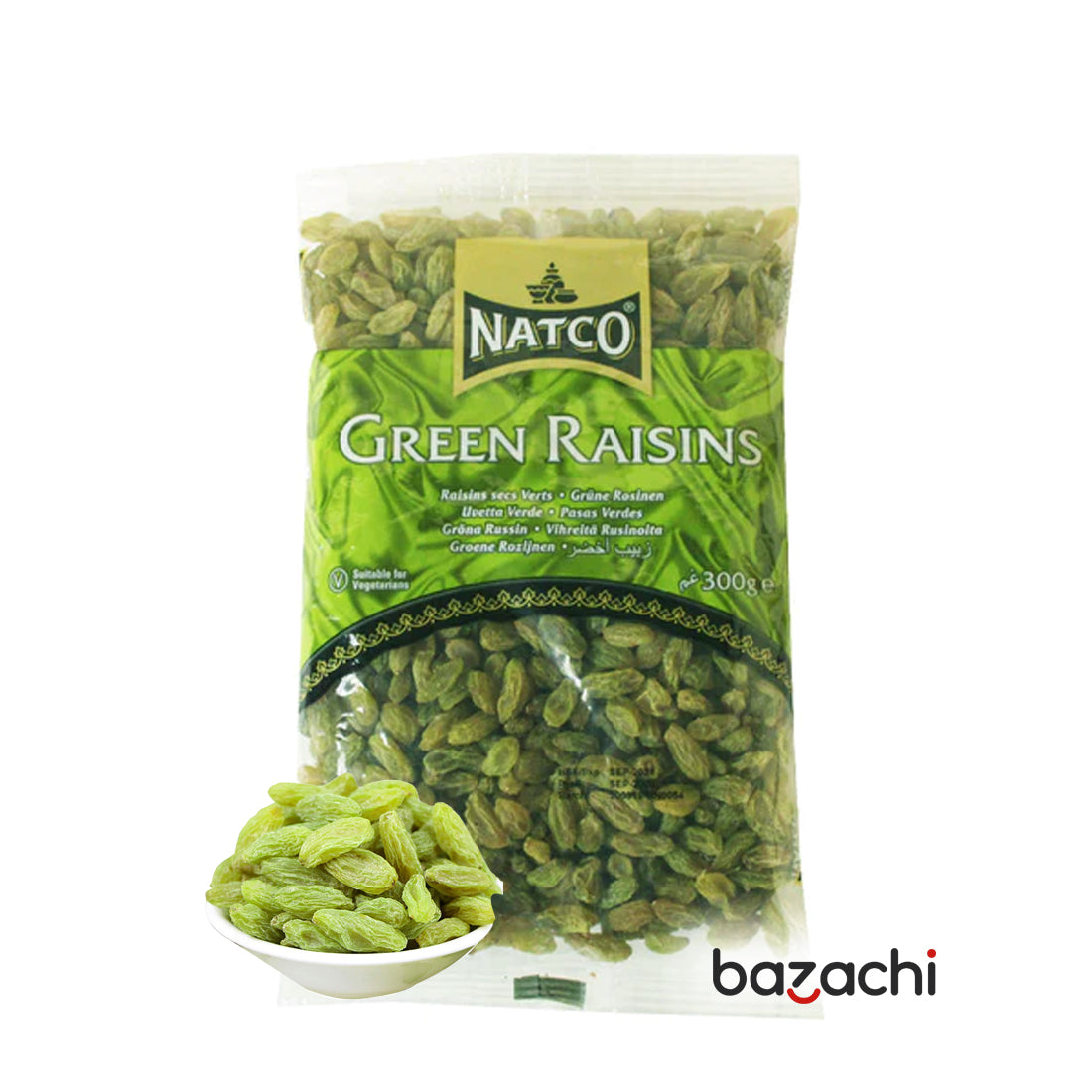 Natco Natural Green Raisins 1 kg