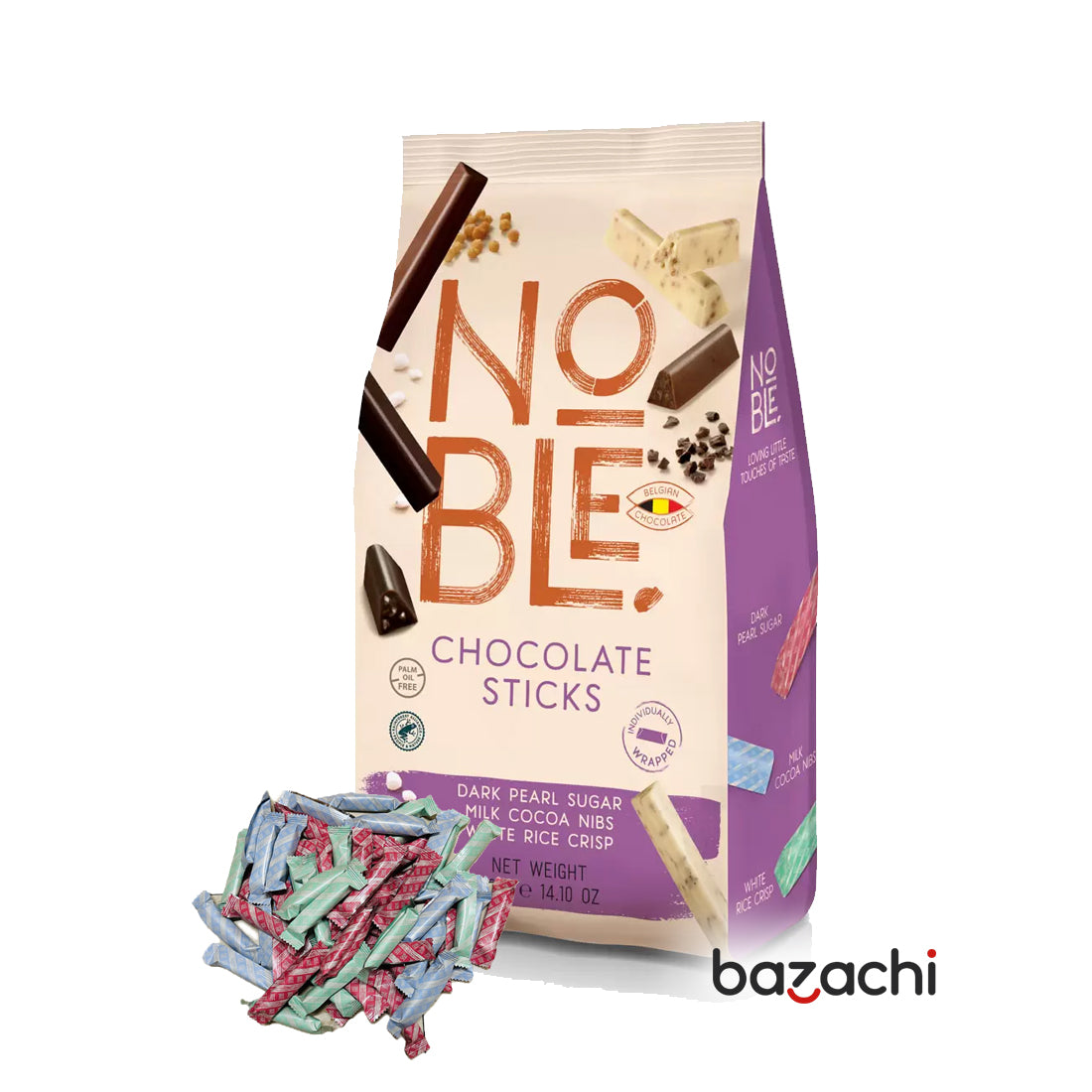 Noble Belgian Chocolate Sticks 400g  75± pieces