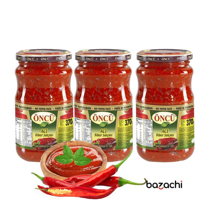 Oncu Hot Pepper Paste ( Aci Biber Salcasi ), 370g