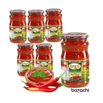 Oncu Hot Pepper Paste ( Aci Biber Salcasi ), 370g
