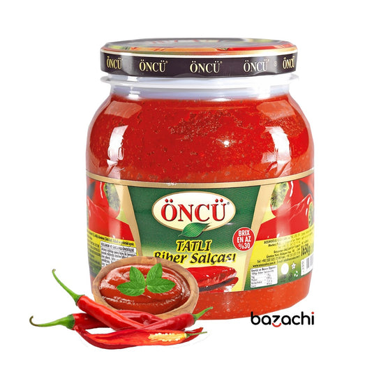 Oncu Traditional and Natural Mild Pepper Paste (Tatli Biber Salcasi ) 1650g