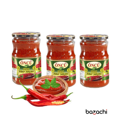 Oncu Traditional and Natural Mild Pepper Paste (Tatli Biber Salcasi ), 700g
