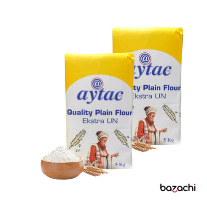 Aytac All Purpose Quality Plain Flour for Cooking & Baking, 5Kg