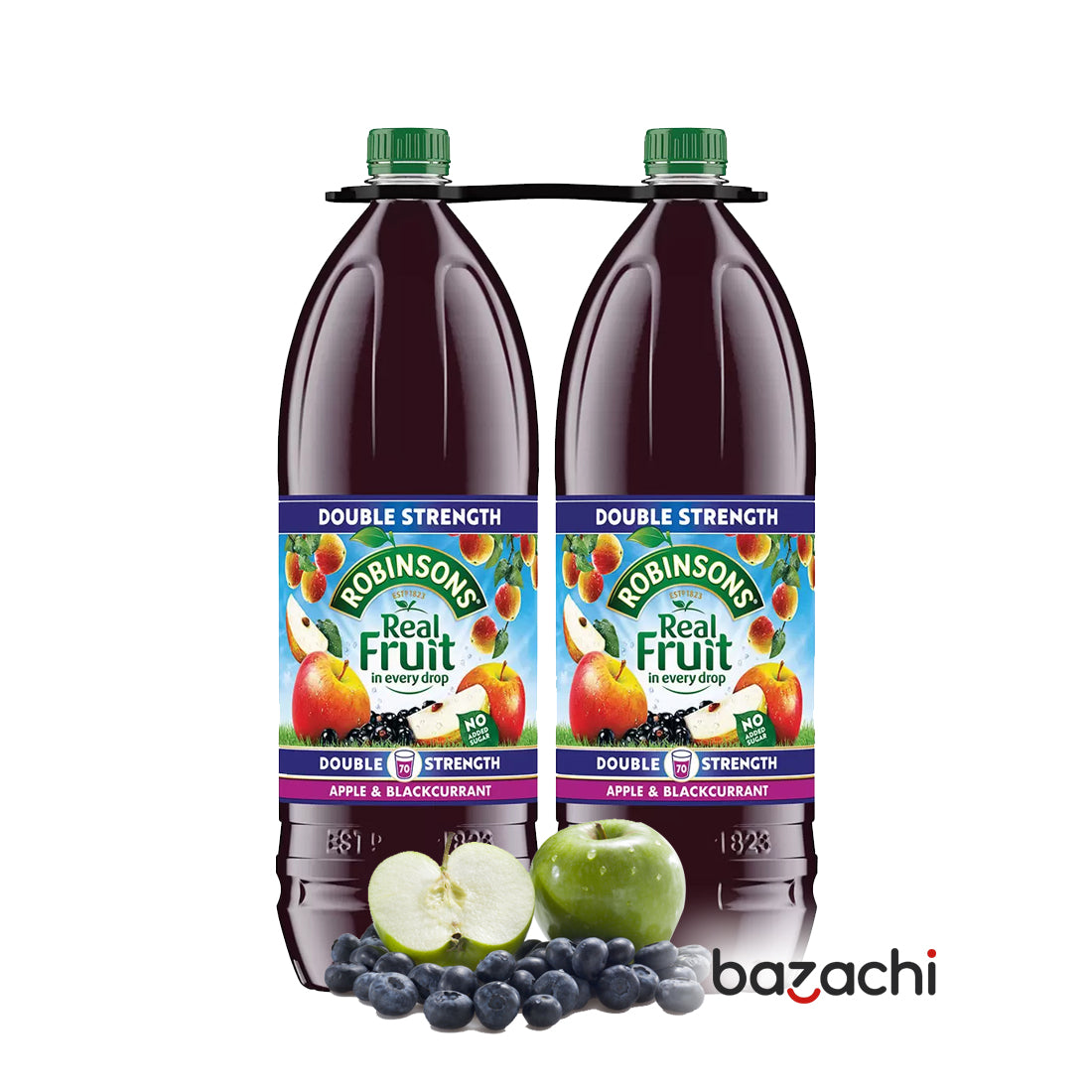 Robinsons Real Fruit Double Strength Apple & Blackcurrant Squash 1.75L