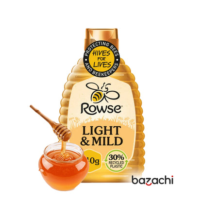 Rowse Mild & Light Squeezy Honey 340g
