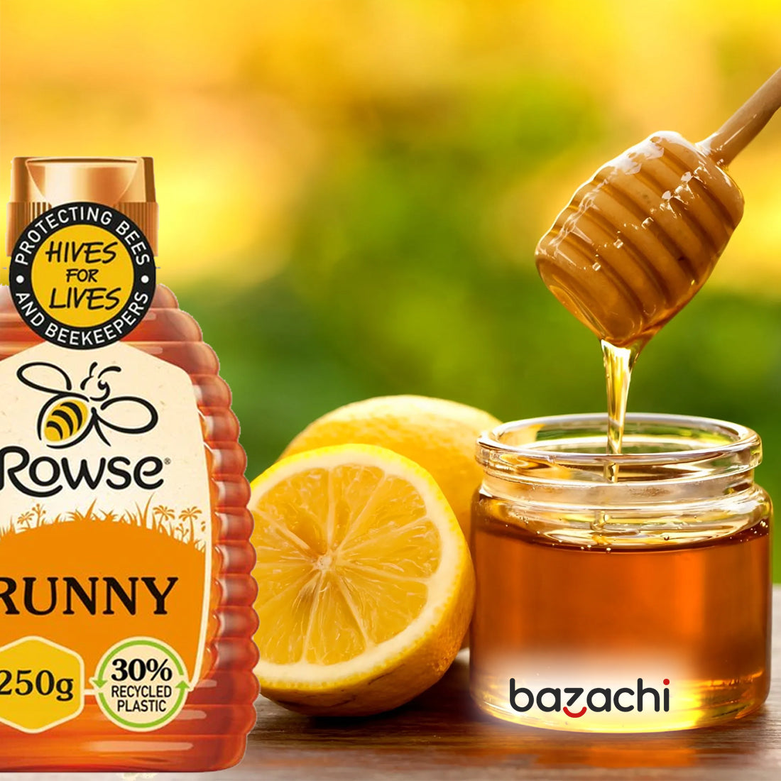 Rowse Original Pure Natural Squeezy Honey 250g – Bazachi