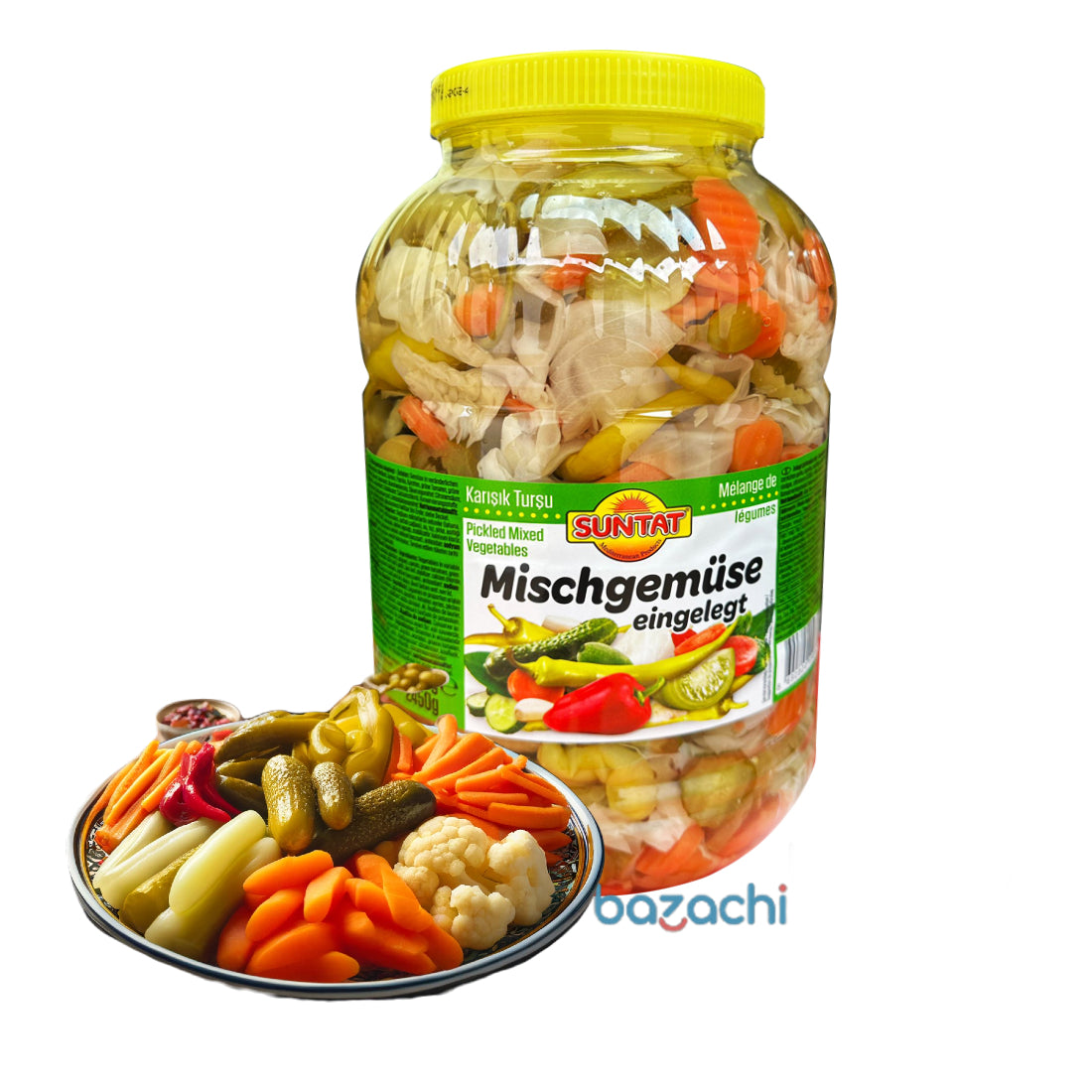 Suntat Pickled Mixed Vegetables Mega Pack ( Karisik Tursu ) 5100ml