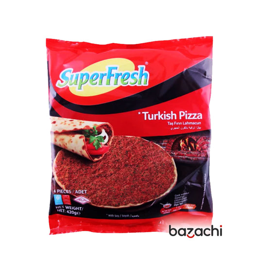 Superfresh Lahmacun Turkish Pizza 4Pcs 420g- Frozen