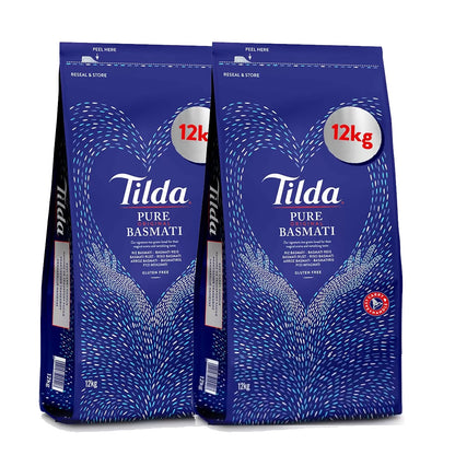 Tilda Pure Original Basmati Naturally Gluten Free Rice, 12kg