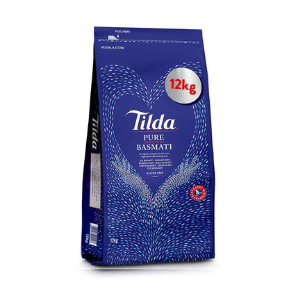 Tilda Pure Original Basmati Naturally Gluten Free Rice, 12kg