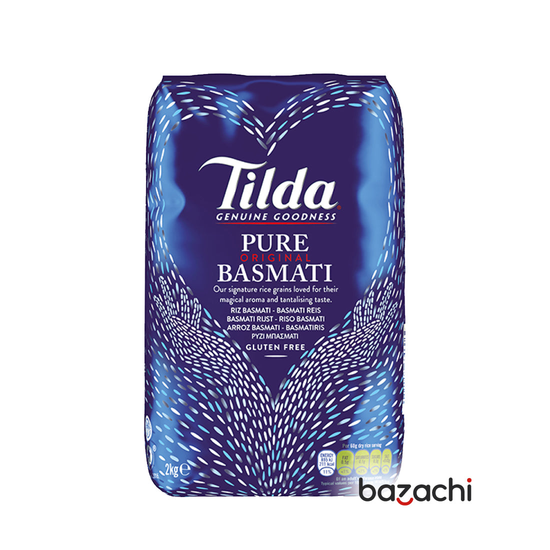 Tilda Pure Basmati Naturally Gluten Free Rice 2kg