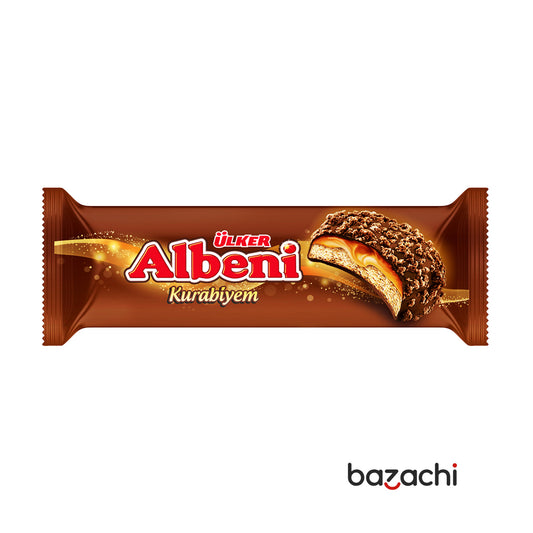 Ulker Albeni Chocolate Coated  8 Biscuits ( Karmel Biskuvi) 170g