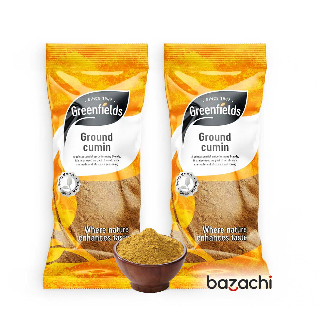 Greenfields Ground Cumin 75g bazachi