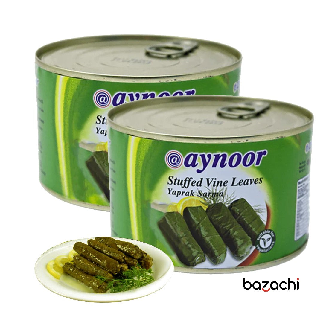 Aynoor Stuffed Vine Leaves in Olive Oil (Yaprak Sarma) 400g