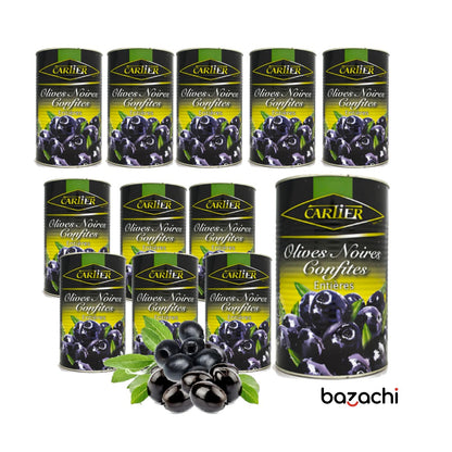 Cartier Black Whole Olives 800g