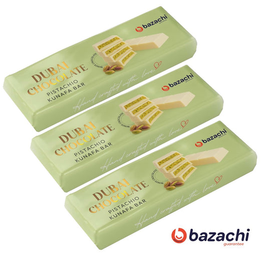 Dubai Chocolate – Pistachio Kunafa with White Chocolate (Handcrafted, 75g)