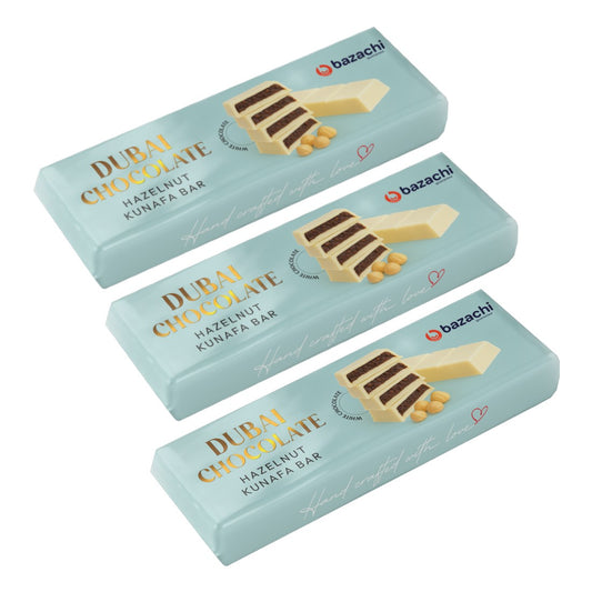 Dubai Chocolate – Hazelnut Kunafa with White Chocolate (Handcrafted, 75g)