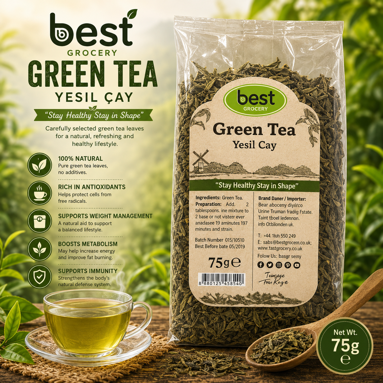 Best Green Tea (Yesil Cay) 75g