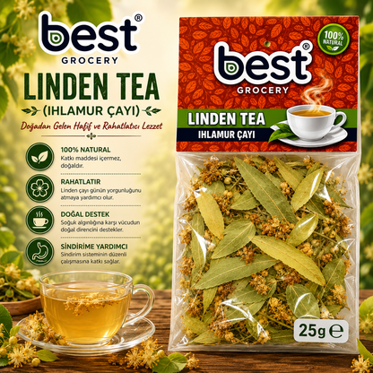 Best Natural Linden Tea (Ihlamur Çayı) 25g